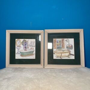 Charlene Winterle Olson Bathroom frame 8.5 x 8.5 inch